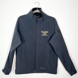 NWT Marmot Gravity Jacket Black Softshell Embroided 
Tullamore Dew Irish Whiskey